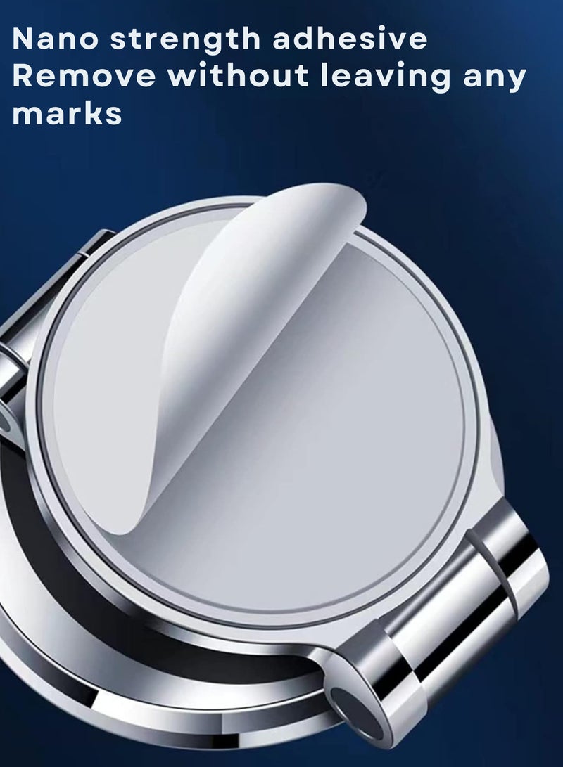 حامل هاتف مغناطيسي للسيارة - 10 مغناطيسات قوية، حامل آمن للسيارة، دوران 360 درجة، مشبك لوحة القيادة وفتحة التهوية، عالمي لهاتف iPhone وSamsung وجميع الهواتف الذكية - Image 4